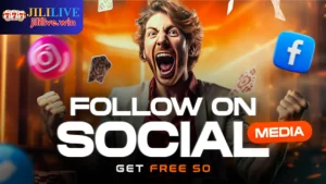 JILILIVE Social Media Bonus | Follow & Get ৳50!