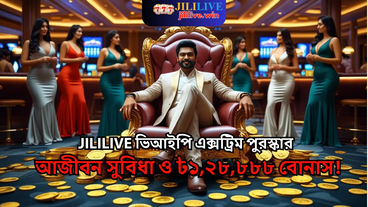 JILILIVE VIP Extreme Rewards | Lifetime Benefits & ৳128,888 Bonus!